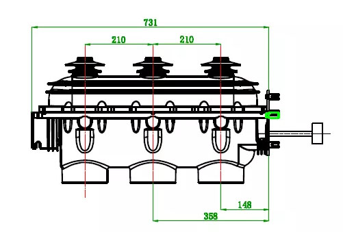 11kv sf6 load break switch drawing